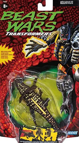 TRANSFORMERS BEAST WARS ACTION FIGURE IGUANUS